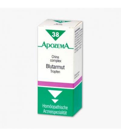 Apozema Blutarmut-Tropfen Nr. 38 50 ml