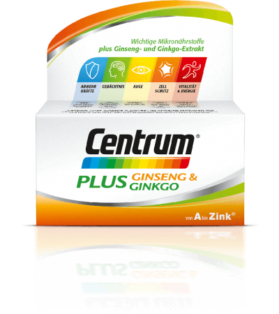 Centrum Tabletten Plus Ginkgo + Ginseng 30 Stk.