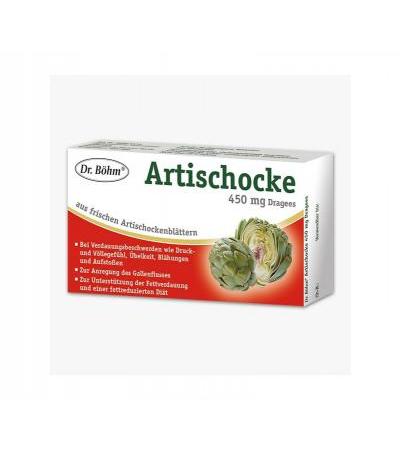 Dr. Böhm Artischocke 450mg Dragees 30 Stk.