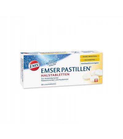 Emser Pastillen zuckerfrei Vanille 30 Stk.