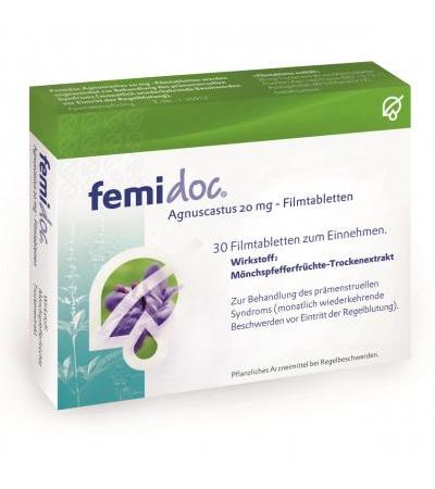 femidoc Agnuscastus 20mg – Filmtabletten 30 Stk.