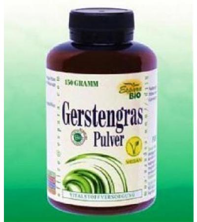 Gersten-gras Bio Pulver Espara 150 g