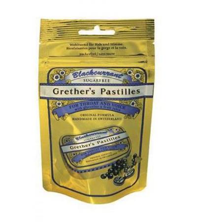 Grether's Pastilles Blackcurrant Zuckerfrei BTL 100 g