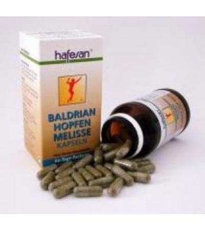 Hafesan Baldrian Hopfen Melissen Kapseln 60 Stück 60 Stk.