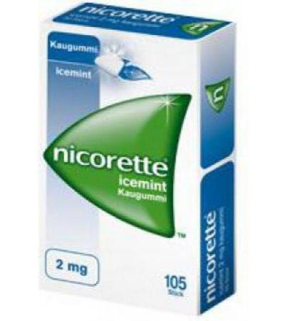 Nicorette Kaugummi 4mg ohne Geschmack 105 Stk.