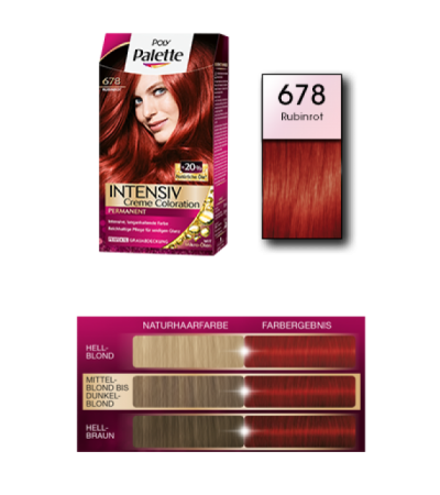 Poly Palette Intensiv Color Creme 678 Rubin Rot 1 Stk.