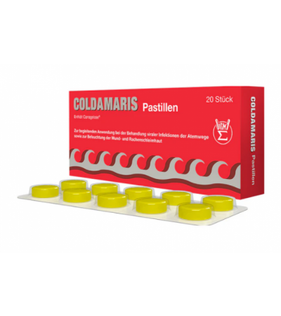 Coldamaris pastilles 20 lozenges